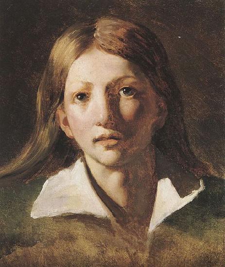 Theodore   Gericault Portrait Study of a Youth China oil painting art